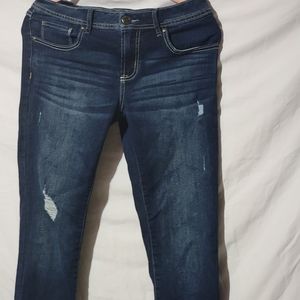 Bootleger crop jeans